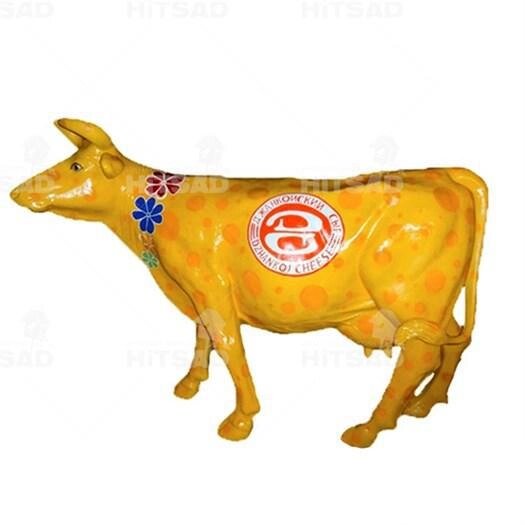 Фигура желтой Коровы от компании Интернет-гипермаркет «MOLL» - фото 1