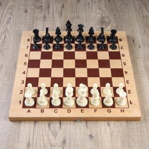 Фигуры шахматные пластиковые (король h=9.7 см, пешка 4.2 см)