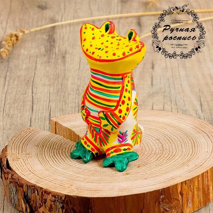 Филимоновская игрушка "Лягушка" от компании Интернет-гипермаркет «MOLL» - фото 1