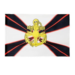 Флаг Морской Пехоты, 90 х 135 см, полиэфирный шелк, без древка