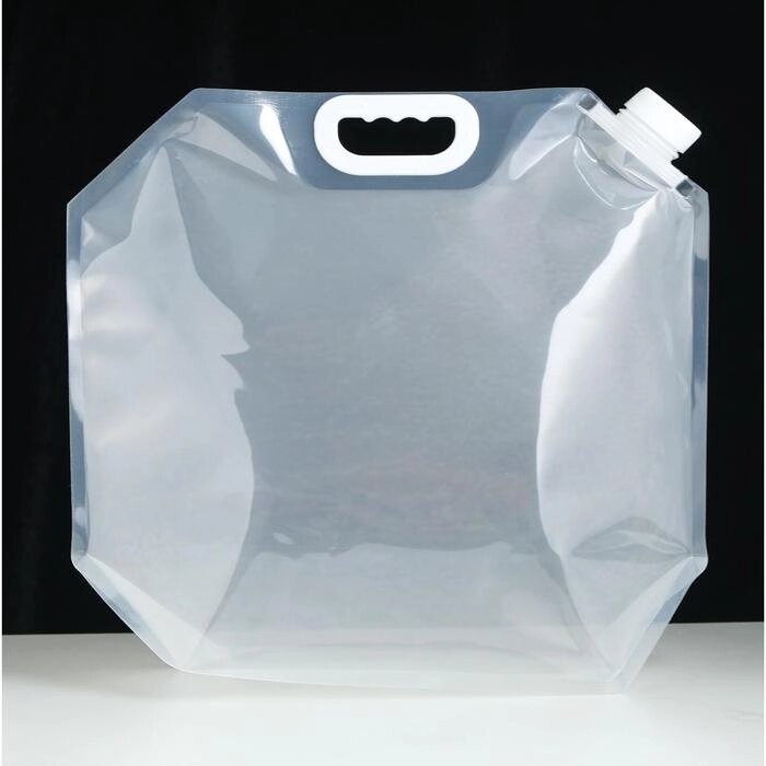 Фляжка для воды 10 л, PET, мягкая 38х36 см от компании Интернет-гипермаркет «MOLL» - фото 1
