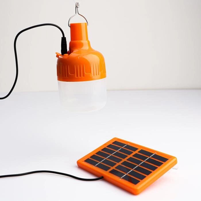 Фонарь кемпинговый с солнечной батареей 10 Вт, 10  LED, 500 мАч от компании Интернет-гипермаркет «MOLL» - фото 1