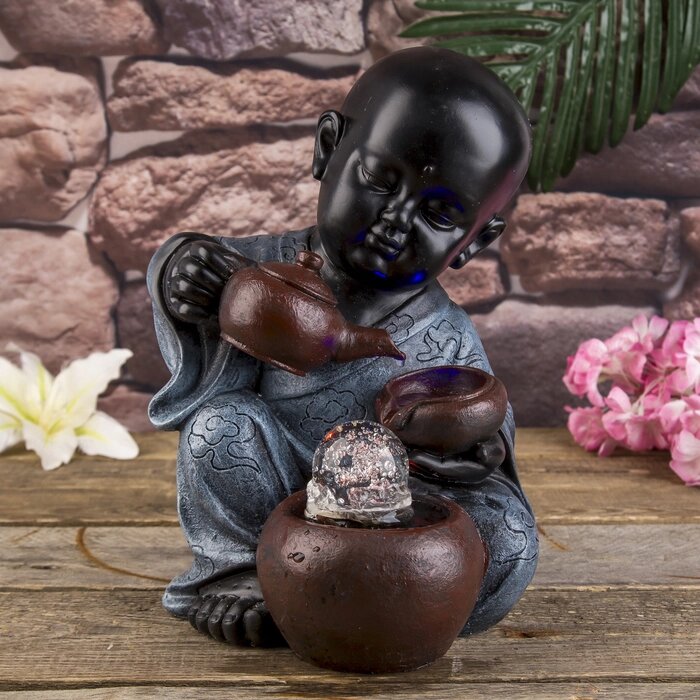Фонтан настольный "Будда с чайником" от компании Интернет-гипермаркет «MOLL» - фото 1