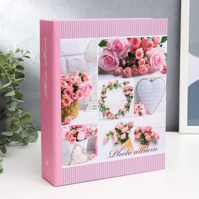 Фотоальбом на 200 фото "Розовые букеты" от компании Интернет-гипермаркет «MOLL» - фото 1