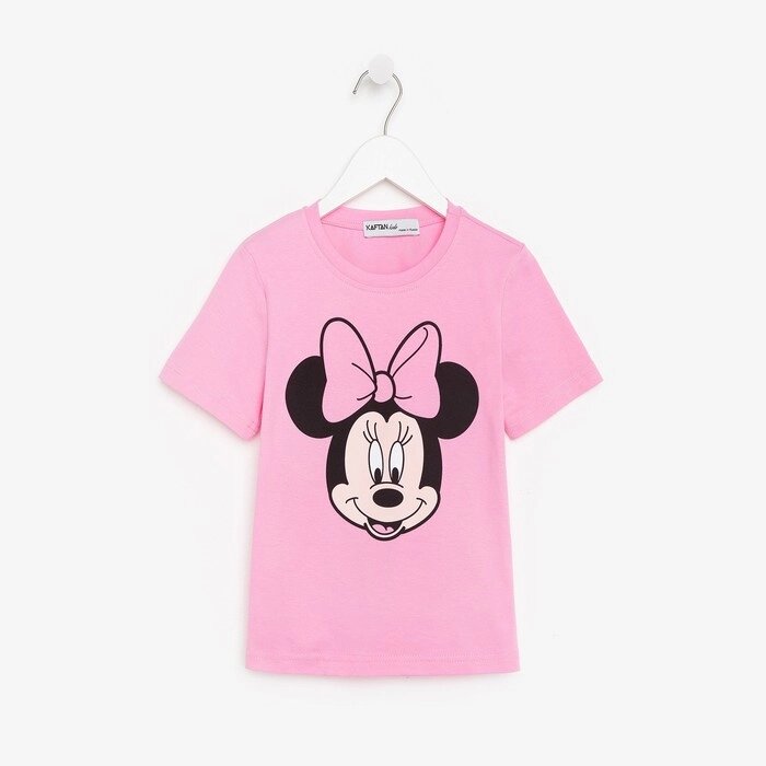 Футболка Disney "Минни", рост 122-128 (34), розовый от компании Интернет-гипермаркет «MOLL» - фото 1