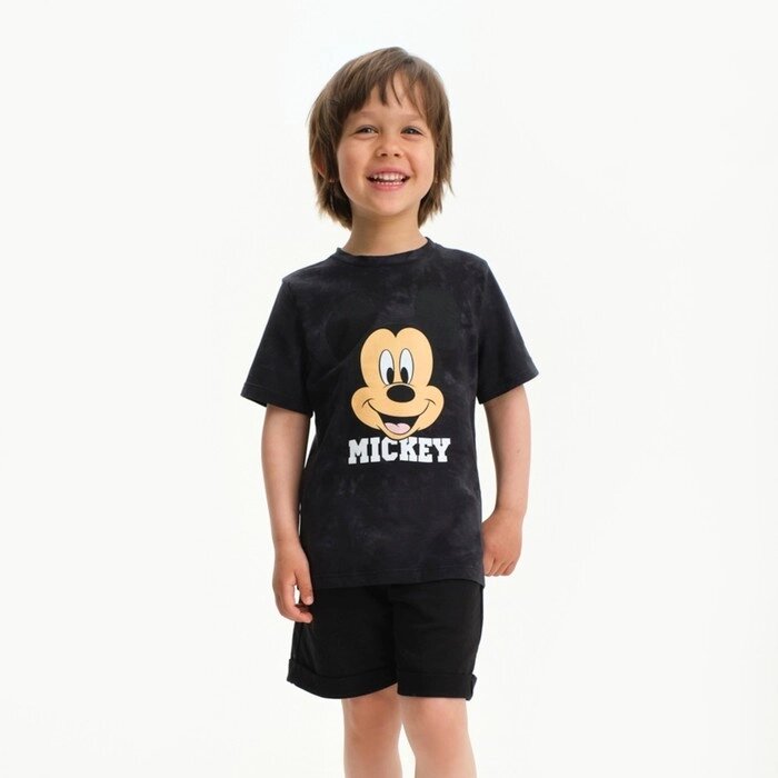 Футболка "Mickey", Микки Маус, рост 122-128 от компании Интернет-гипермаркет «MOLL» - фото 1