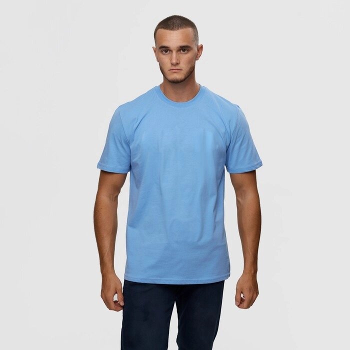 Футболка мужская , цвет голубой, размер 2XL от компании Интернет-гипермаркет «MOLL» - фото 1