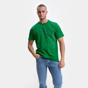 Футболка мужская , цвет зеленый, размер XL