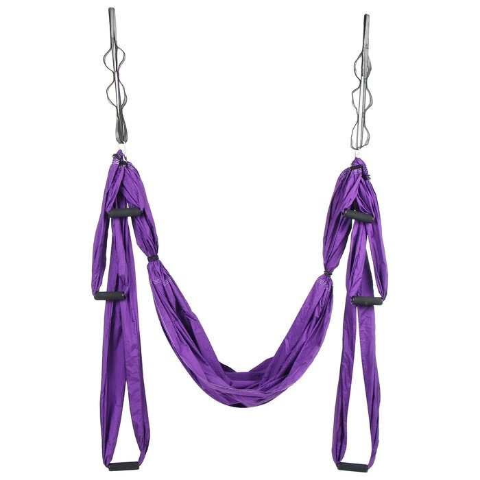 Гамак для йоги 250  140 см, цвет фиолетовый от компании Интернет-гипермаркет «MOLL» - фото 1