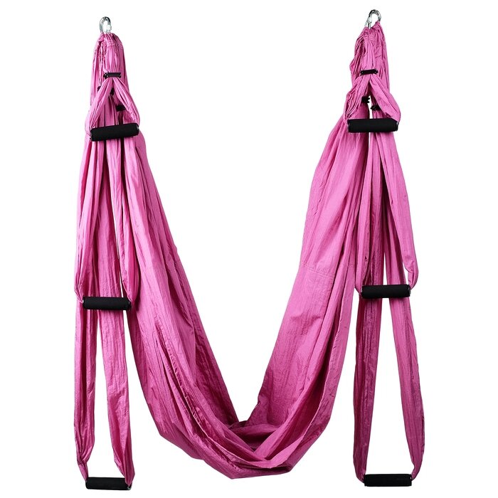 Гамак для йоги 250  140 см, цвет розовый от компании Интернет-гипермаркет «MOLL» - фото 1
