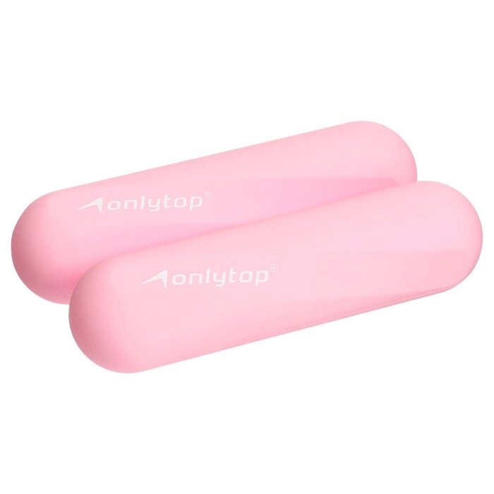 Гантели Onlytop для универсального отягощения 2 х 0,5 кг, цвет розовый от компании Интернет-гипермаркет «MOLL» - фото 1