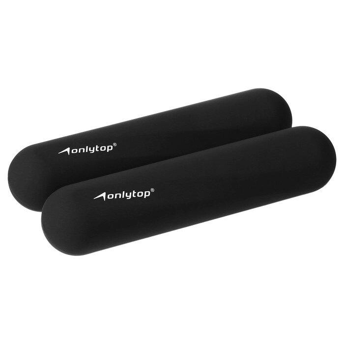 Гантели Onlytop для универсального отягощения 2 х 2 кг, цвет черный от компании Интернет-гипермаркет «MOLL» - фото 1