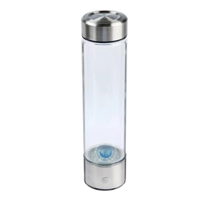 Генератор водородной воды Energy Hydrogen EH-700, 700 мл, 70х250 мм, стекло, прозрачный от компании Интернет-гипермаркет «MOLL» - фото 1
