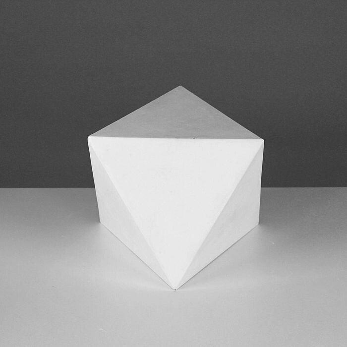 Геометрическая фигура, октаэдр "Мастерская Экорше", 15 х 18 см (гипсовая) от компании Интернет-гипермаркет «MOLL» - фото 1