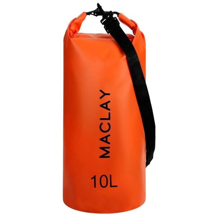 Гермомешок туристический Maclay 10L, 500D, цвет оранжевый от компании Интернет-гипермаркет «MOLL» - фото 1
