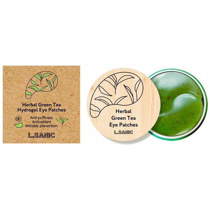 Гидрогелевые патчи L. SANIC, с экстрактом зелёного чая, 60 шт. от компании Интернет-гипермаркет «MOLL» - фото 1