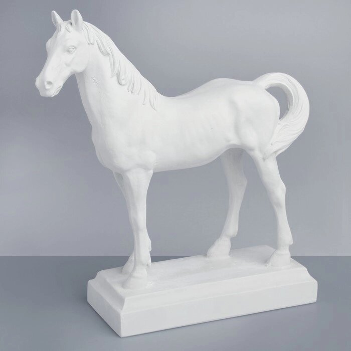 Гипсовая фигура. Известные люди: Лошадь, 28x9.5x29.5 см от компании Интернет-гипермаркет «MOLL» - фото 1