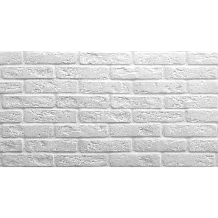 Гипсовая плитка "Барселона", усиленная, 1 кв м, 90 шт, цвет белый от компании Интернет-гипермаркет «MOLL» - фото 1