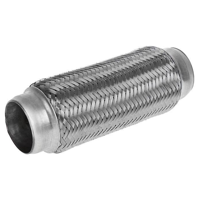 Гофра глушителя 51х200 мм, алюминизированная сталь от компании Интернет-гипермаркет «MOLL» - фото 1