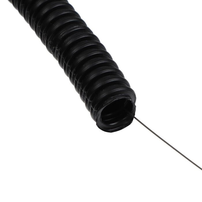 Гофротруба УРАЛ ПАК ПНД, 20 мм ,с протяжкой, 25 м, черная, ГФ-1100020-025 от компании Интернет-гипермаркет «MOLL» - фото 1