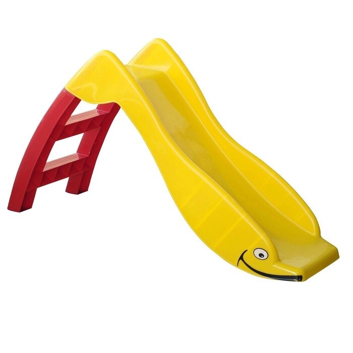 Горка "Дельфин", цвет желтый, красный (307) 186418 от компании Интернет-гипермаркет «MOLL» - фото 1
