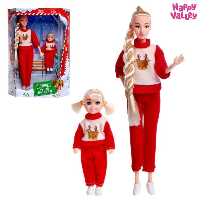 HAPPY VALLEY Набор кукол "Family Look. Снежные истории" от компании Интернет-гипермаркет «MOLL» - фото 1