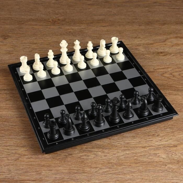 Игра "Шахматы", магнитная доска 32х32 см от компании Интернет-гипермаркет «MOLL» - фото 1