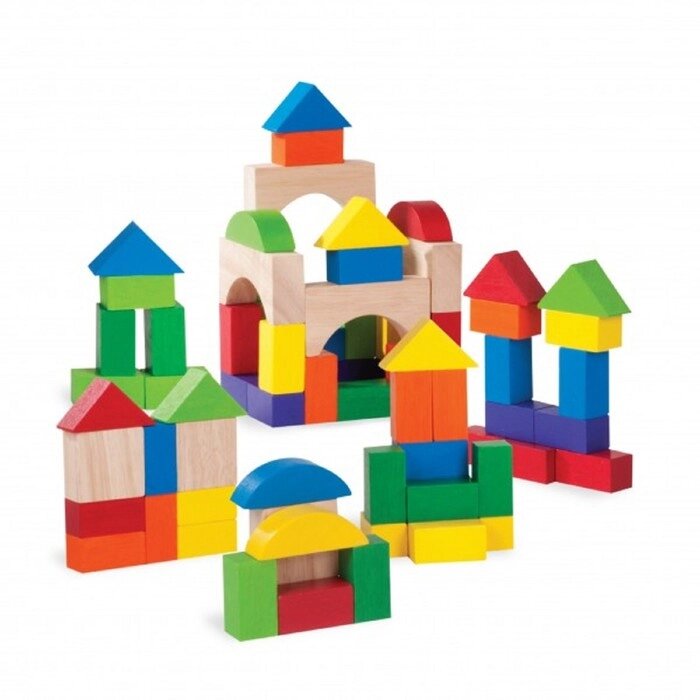 Игровой набор Wonderworld "Цветные кубики", 75 шт от компании Интернет-гипермаркет «MOLL» - фото 1