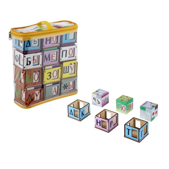 Игровые кубики "Теремки Воскобовича" от компании Интернет-гипермаркет «MOLL» - фото 1