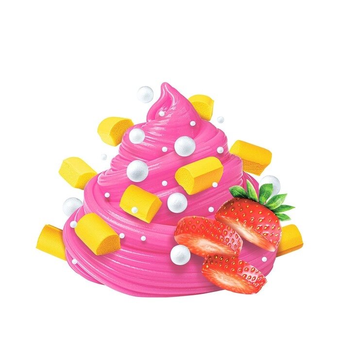 Игрушка для детей модели "Slime" Slime dessert DUET клубничный взрыв от компании Интернет-гипермаркет «MOLL» - фото 1