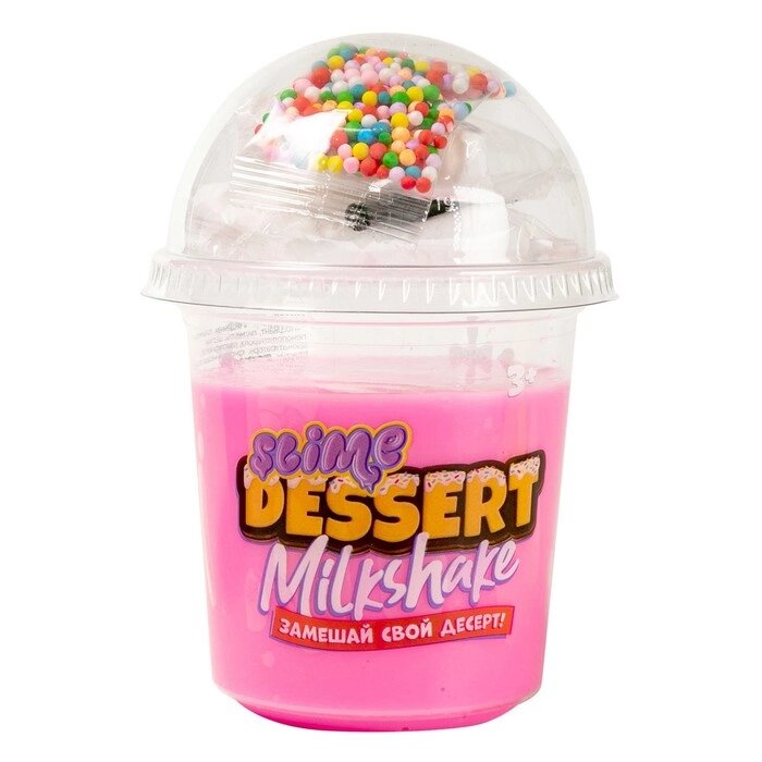 Игрушка для детей старше 3-х лет модели"Slime" Slime Dessert Milkshake розовый от компании Интернет-гипермаркет «MOLL» - фото 1