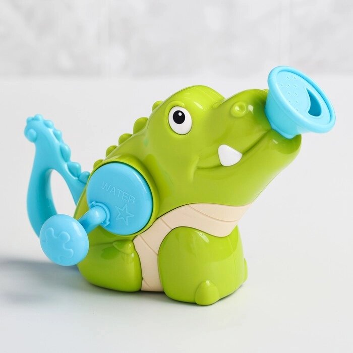 Игрушка для купания "Крокодильчик", брызгалка от компании Интернет-гипермаркет «MOLL» - фото 1