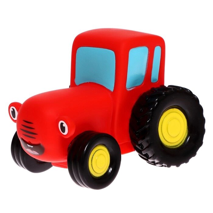 Игрушка для ванны "Синий трактор" красный, 10 см LX-STRED от компании Интернет-гипермаркет «MOLL» - фото 1