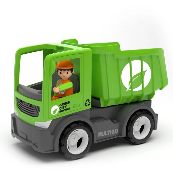 Игрушка "Городской грузовик самосвал", с водителем от компании Интернет-гипермаркет «MOLL» - фото 1