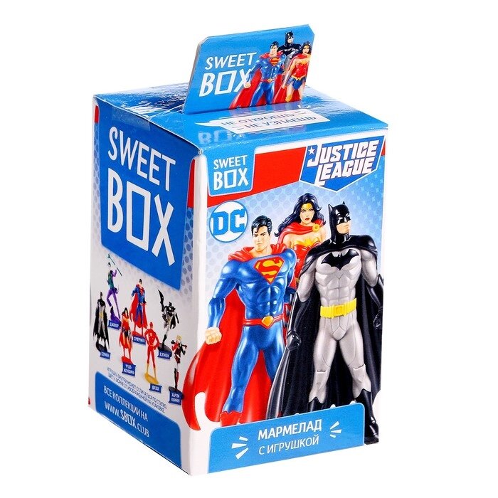 Игрушка Justice League + Мармелад Sweet Box 10 г от компании Интернет-гипермаркет «MOLL» - фото 1