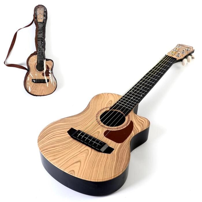 Игрушка музыкальная - гитара "Авторская" от компании Интернет-гипермаркет «MOLL» - фото 1