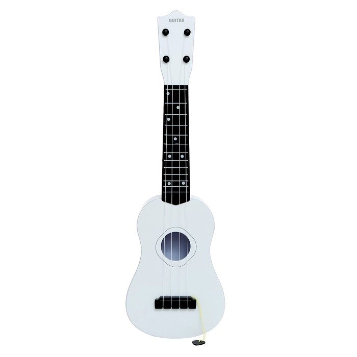 Игрушка музыкальная - гитара "Стиль", 4 струны, 57 см., цвет белый от компании Интернет-гипермаркет «MOLL» - фото 1