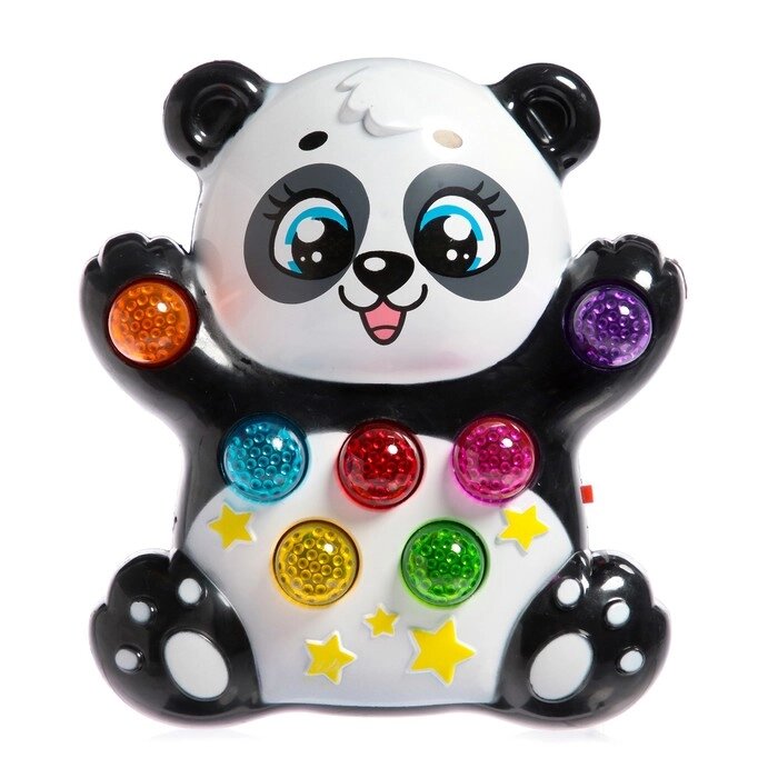 Игрушка музыкальная "Панда", световые и звуковые эффекты от компании Интернет-гипермаркет «MOLL» - фото 1