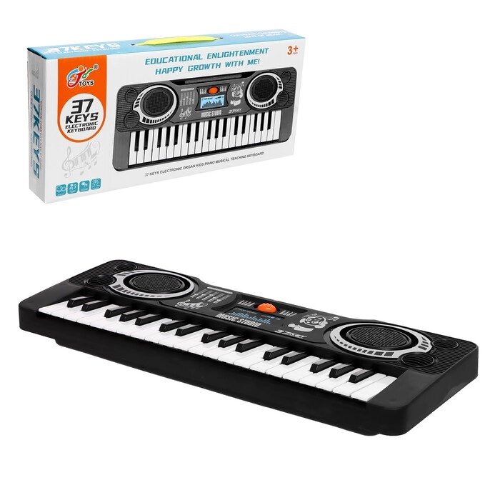 Игрушка музыкальная "Пианино: Пианист", 37 клавиш, звуковые эффекты, работает от батареек от компании Интернет-гипермаркет «MOLL» - фото 1