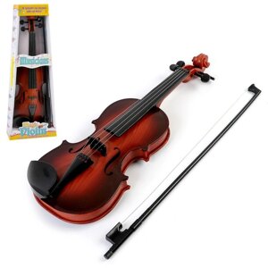 Игрушка музыкальная "Скрипка. Маэстро", цвет тёмно-коричневый