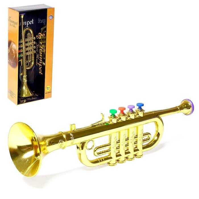 Игрушка музыкальная "Труба", цвета МИКС от компании Интернет-гипермаркет «MOLL» - фото 1