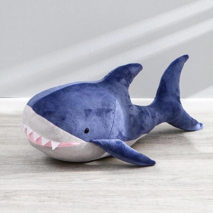 Игрушка мягкая "Акула", 60 см от компании Интернет-гипермаркет «MOLL» - фото 1