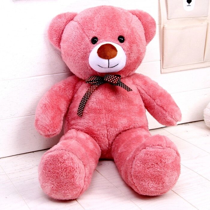 Игрушка мягкая "Медведь" розовый  65 см от компании Интернет-гипермаркет «MOLL» - фото 1