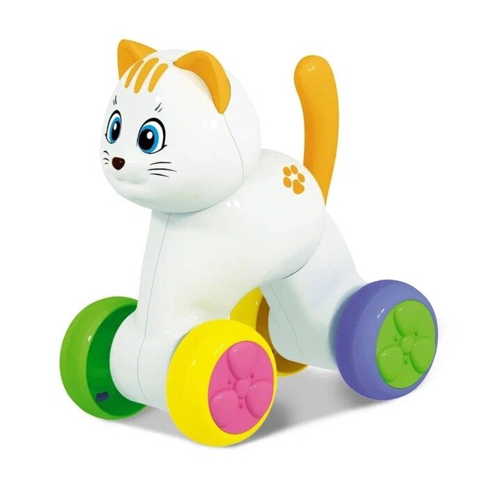Игрушка-покатушка "Веселый котик" 01995 от компании Интернет-гипермаркет «MOLL» - фото 1