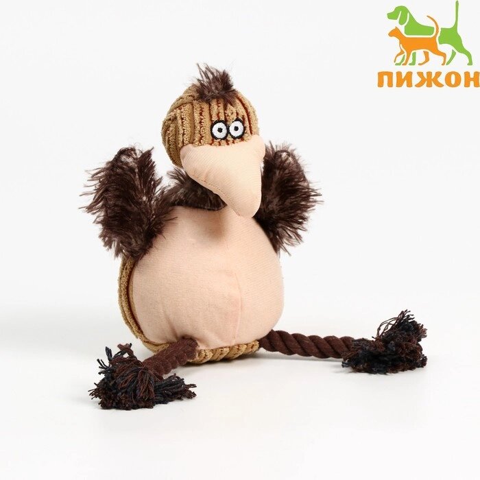 Игрушка текстильная "Воробей", 29 х 17 см от компании Интернет-гипермаркет «MOLL» - фото 1