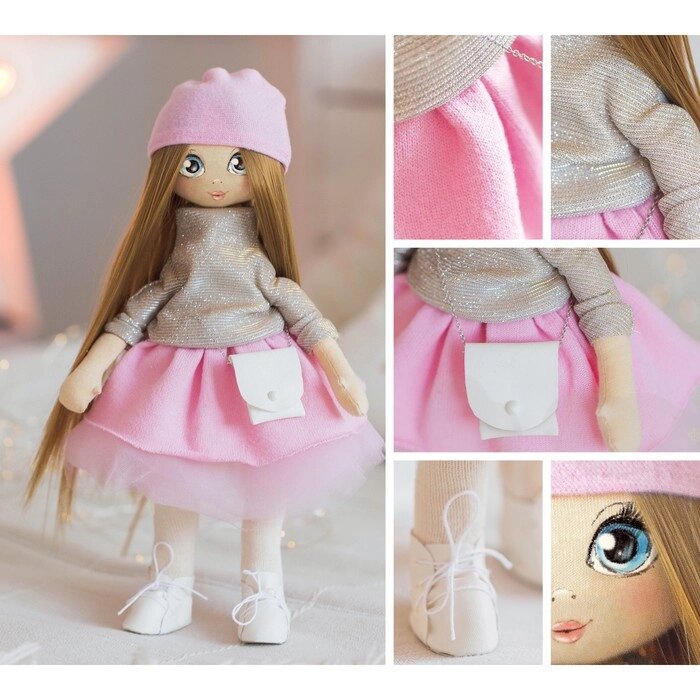 Интерьерная кукла "Долли", набор для шитья, 18.9  22.5  2.5 см от компании Интернет-гипермаркет «MOLL» - фото 1