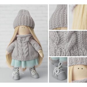 Интерьерная кукла "Лика", набор для шитья, 18 22.5 4.5 см