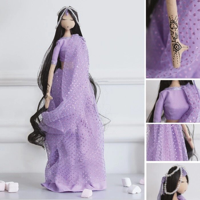 Интерьерная кукла "Жасмин", набор для шитья 21  0,5  29,7 см от компании Интернет-гипермаркет «MOLL» - фото 1