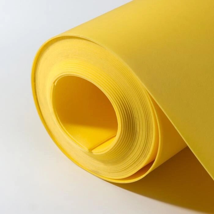 Изолон для творчества жёлтый 2 мм, рулон 0,75х10 м от компании Интернет-гипермаркет «MOLL» - фото 1