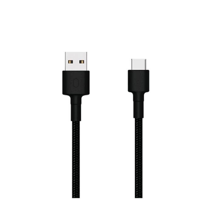 Кабель XIAOMI Mi Braided USB Type-C Cable, 1 м, черный (SJV4109GL) от компании Интернет-гипермаркет «MOLL» - фото 1